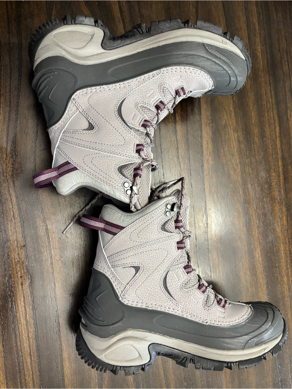 Columbia Waterproof 200g Omni-Grip Winter Boots Women’s 7 Gray - Picture 9 of 11